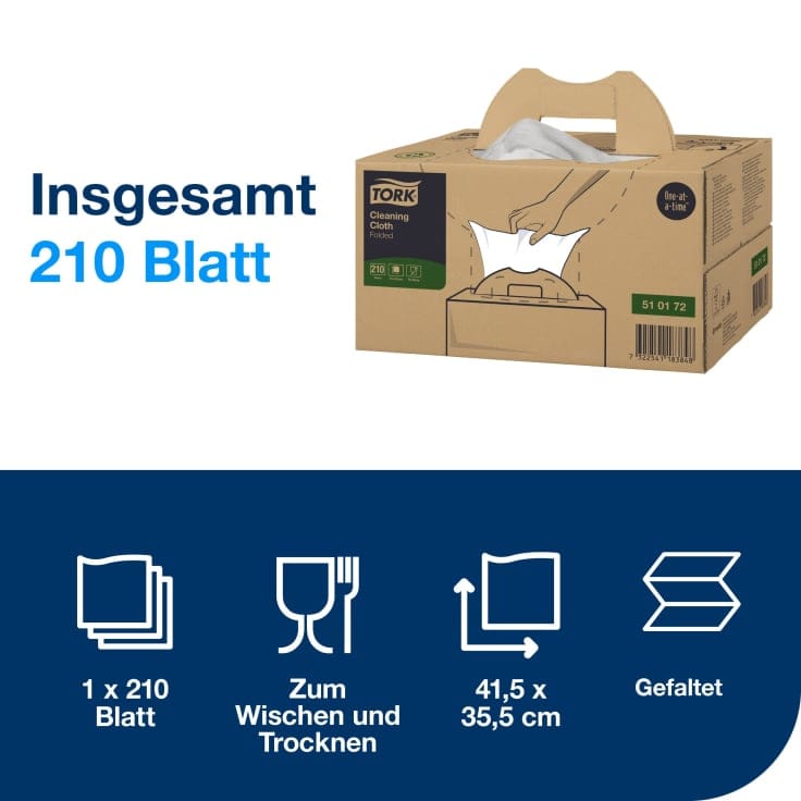 Tork Reinigungstücher W7 kompatibel 1-lagig