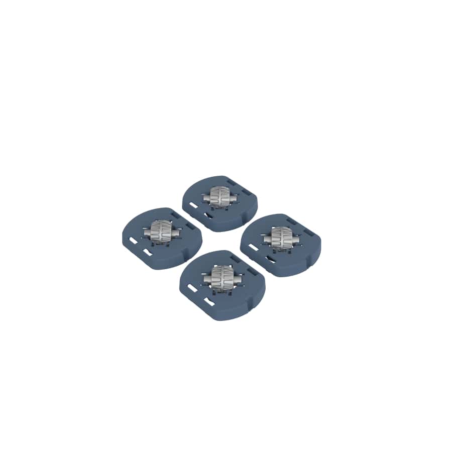 Rotho ALBRIS Fussadapter mit Rollen horizon blue