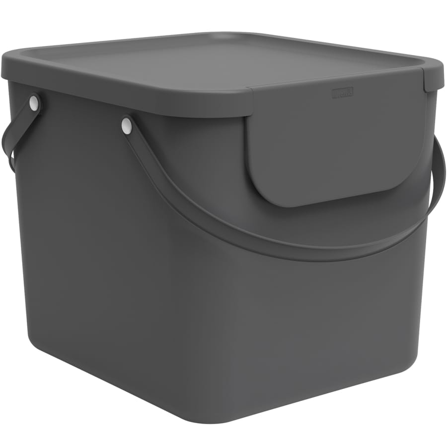 Rotho ALBULA Recycling Müllsystem 40 Liter, anthrazit