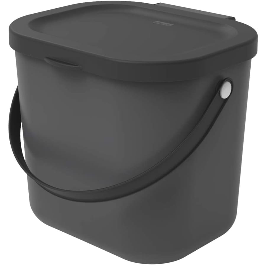 Rotho ALBULA Recycling Müllsystem 6 Liter, anthrazit