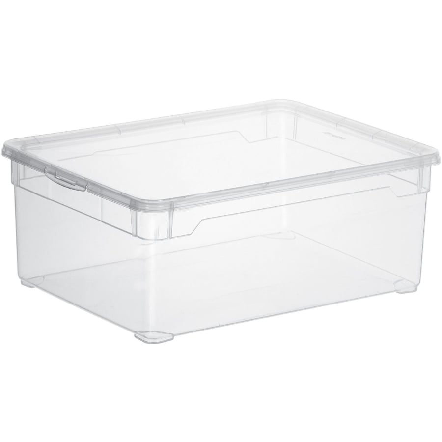 Rotho CLEAR Clearbox mit QR-Code, 10 Liter