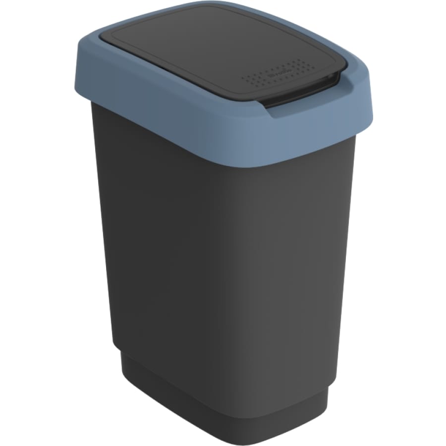 Rotho Mülleimer TWIST 10 Liter, horizon blue