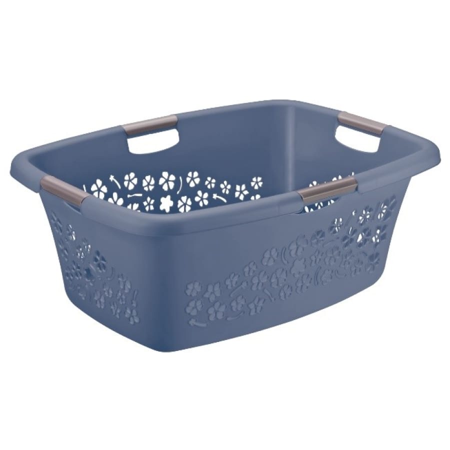 Rotho Wäschekorb FLOWERS 50 Liter, horizon blue