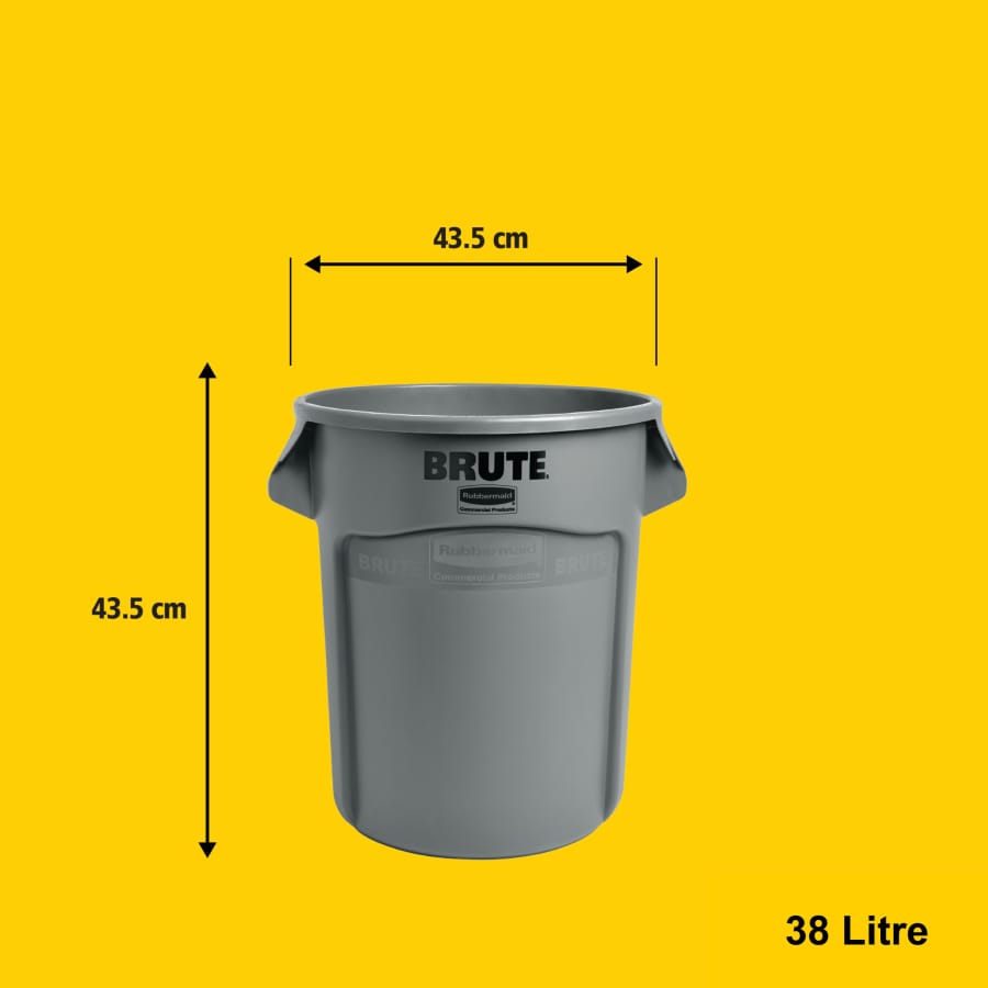 Rubbermaid Abfallbehälter BRUTE®, grau