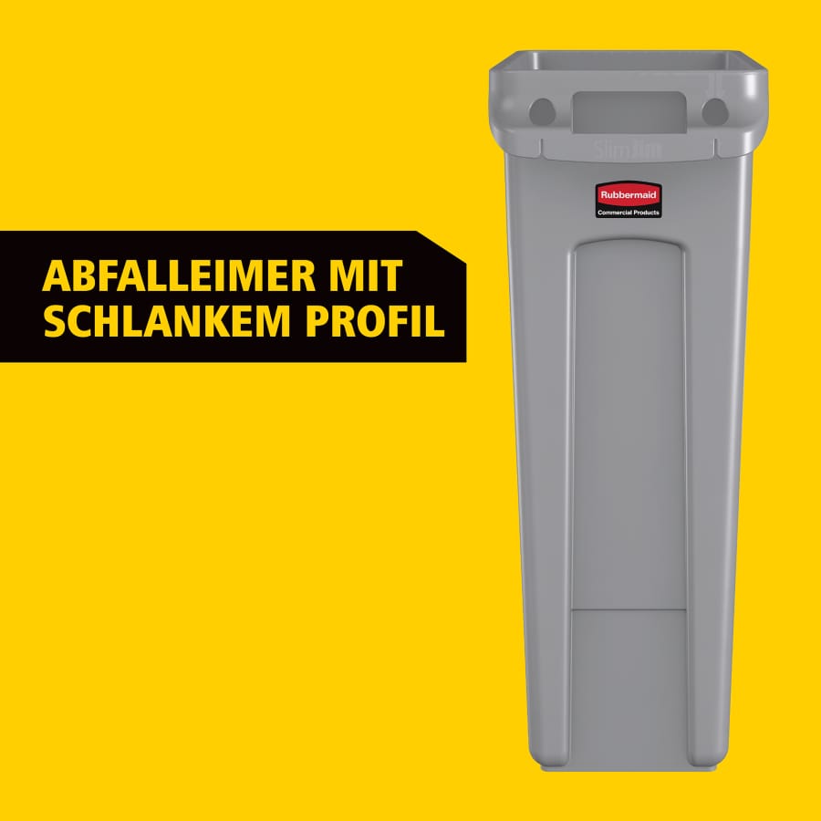 Rubbermaid Abfalleimer Slim Jim®, 60 Liter