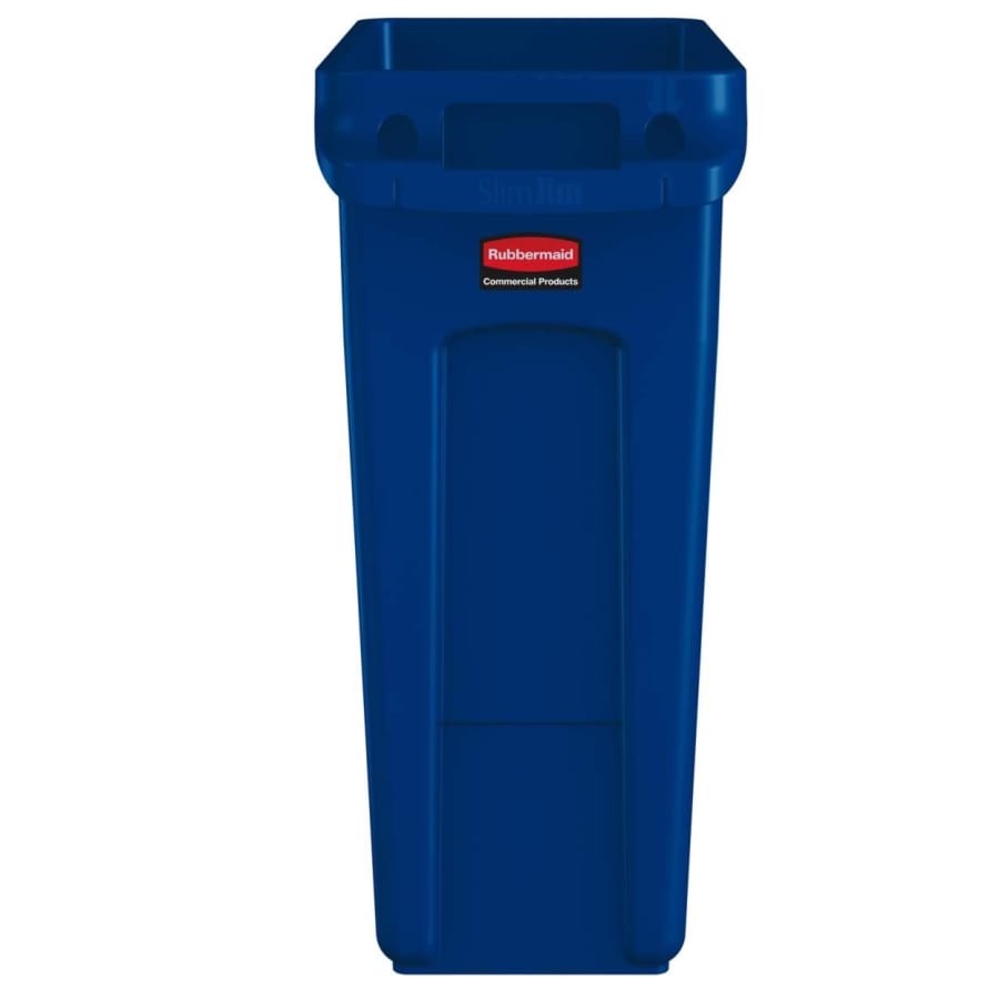 Rubbermaid Abfalleimer Slim Jim®, 60 Liter blau