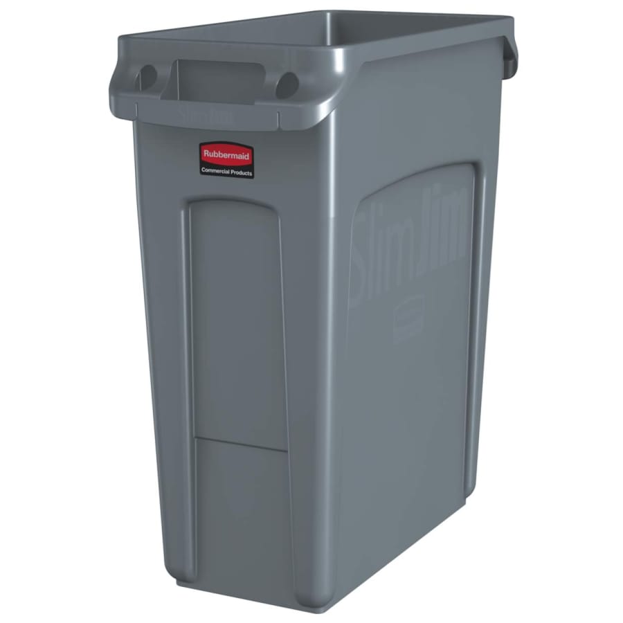 Rubbermaid Abfalleimer Slim Jim®, 60 Liter grau