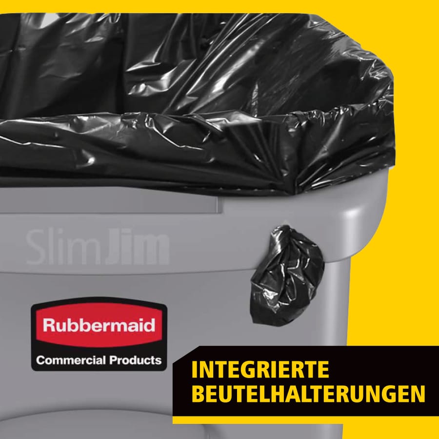 Rubbermaid Abfalleimer Slim Jim®, 87 Liter