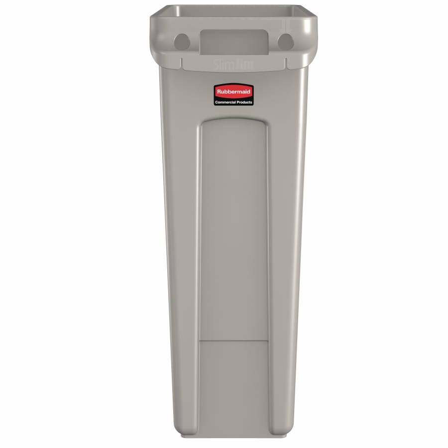 Rubbermaid Abfalleimer Slim Jim®, 87 Liter beige