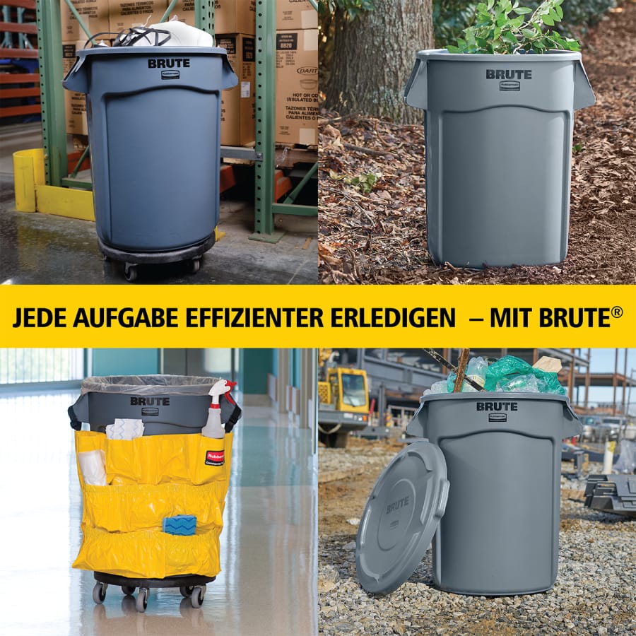 Rubbermaid BRUTE® Abfallbehälter, gelb