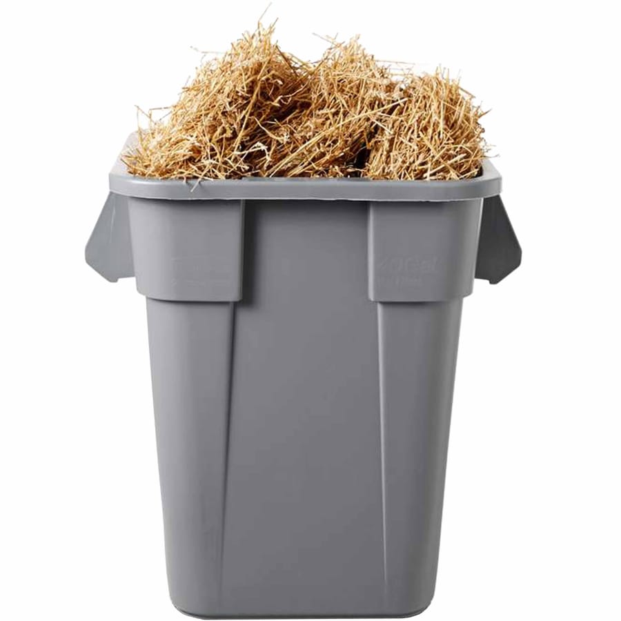 Rubbermaid BRUTE® Eckiger Abfallbehälter, grau