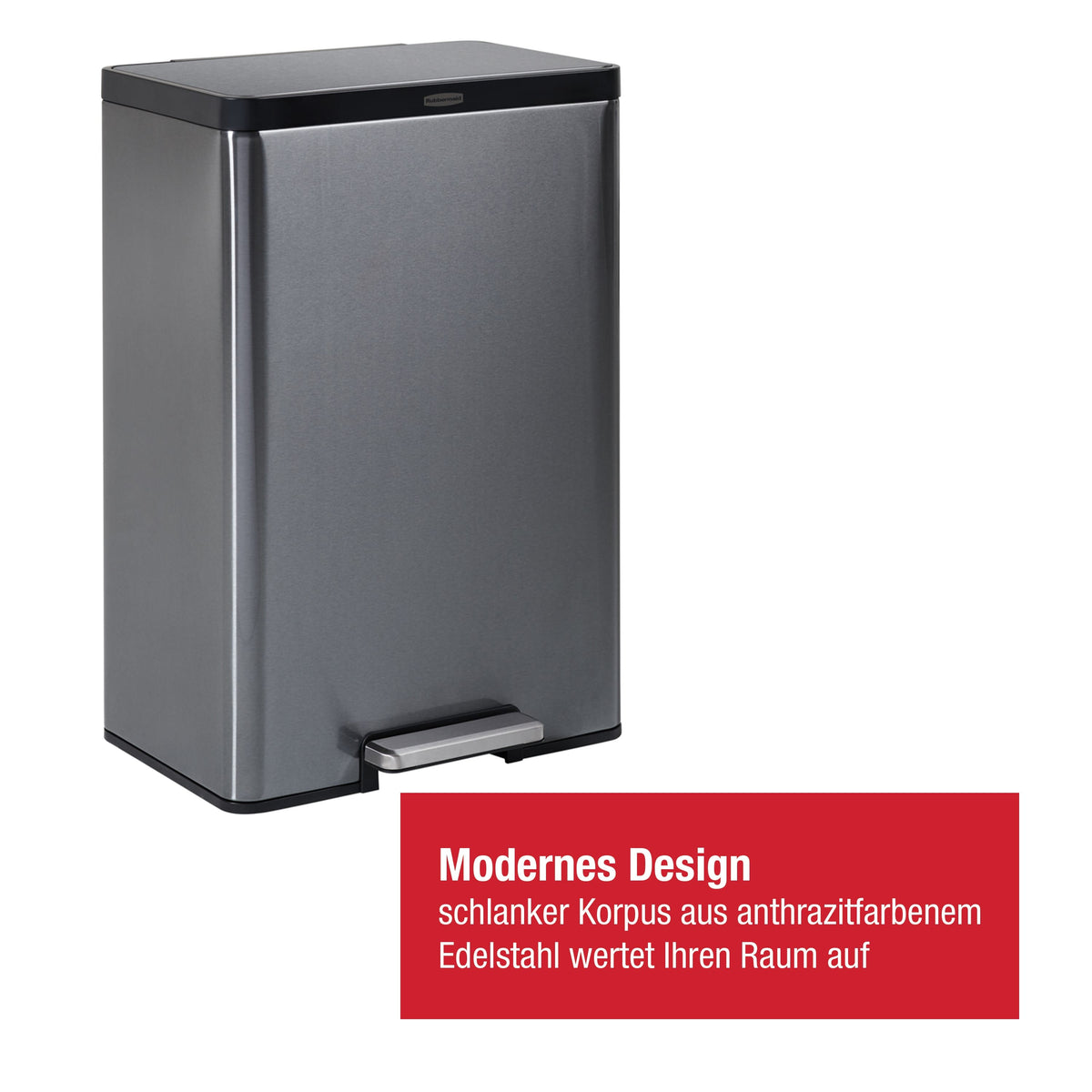 Rubbermaid® Elite® Treteimer, 45 L