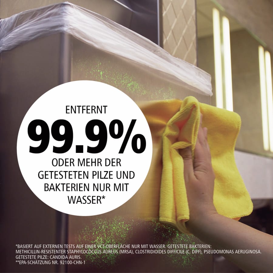 Rubbermaid HYGEN r-40 Recycling-Mikrofasertücher, 30 x 30 cm