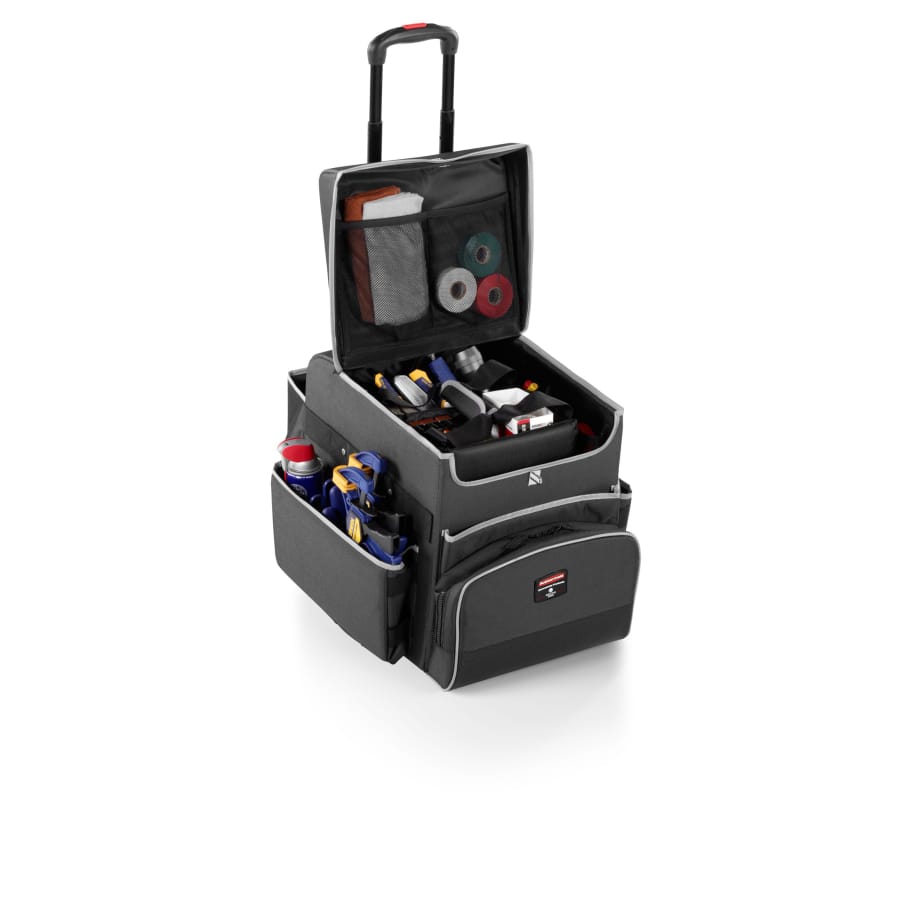 Rubbermaid QUICK CART Reinigungswagen, eleganter Trolley, grau 30 lb / 13,61 kg