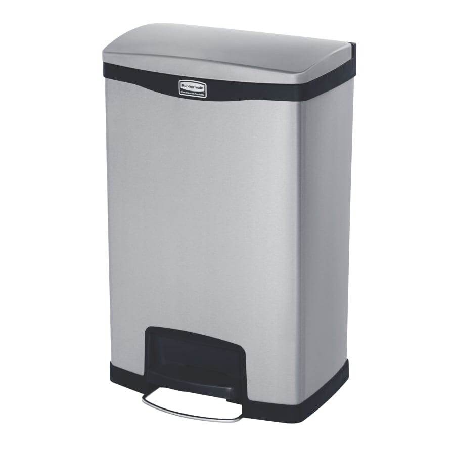Rubbermaid Tretmülleimer Slim Jim® Step-On, Edelstahl