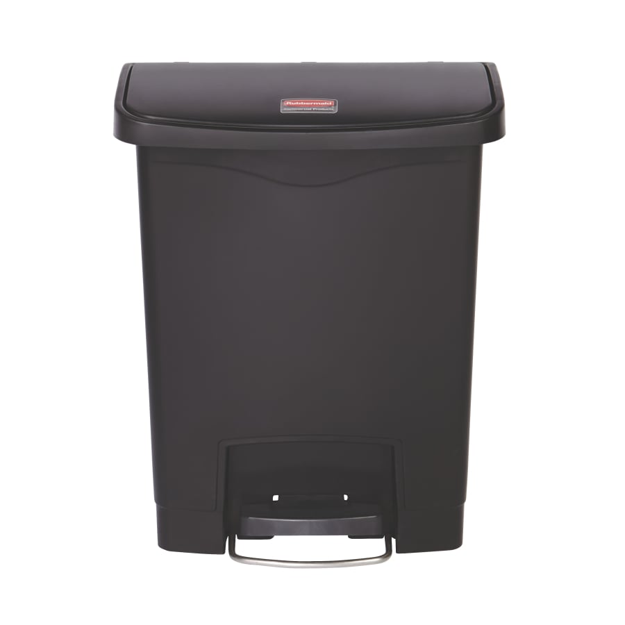 Rubbermaid Tretmülleimer Slim Jim® Step-On, Kunststoff, 30 Liter schwarz