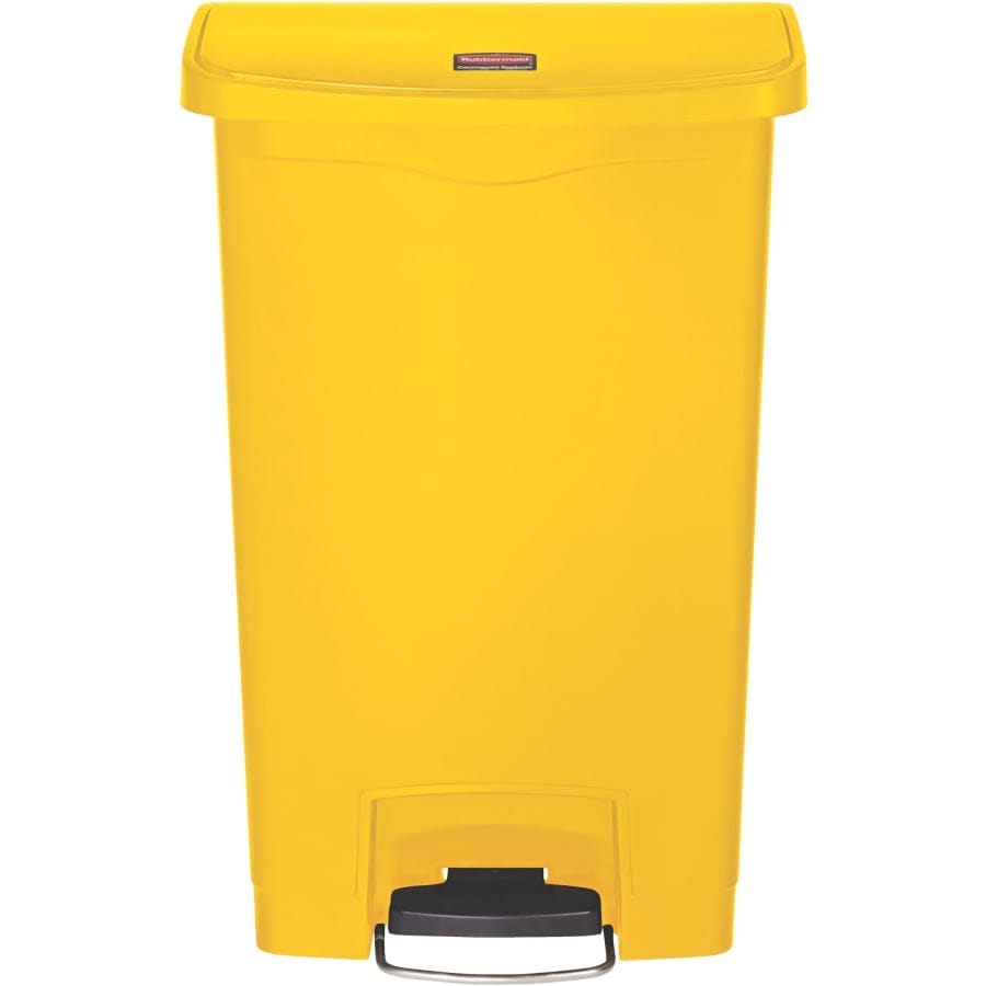 Rubbermaid Tretmülleimer Slim Jim® Step-On, Kunststoff, 50 Liter gelb