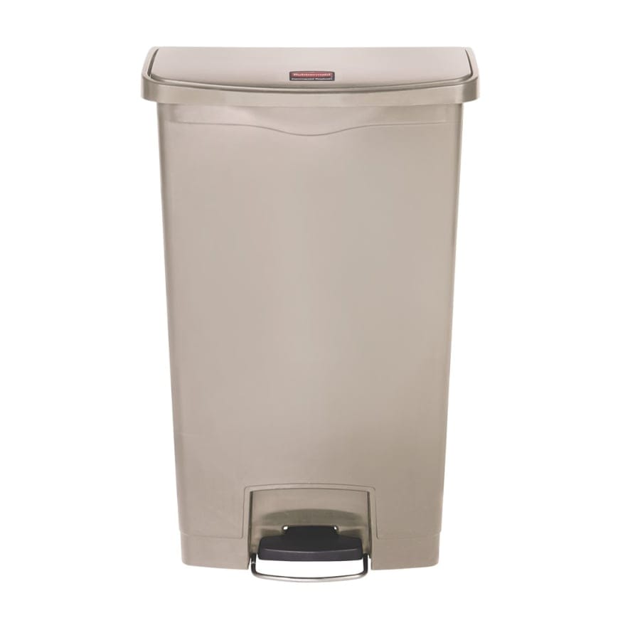 Rubbermaid Tretmülleimer Slim Jim® Step-On, Kunststoff, 68 Liter beige