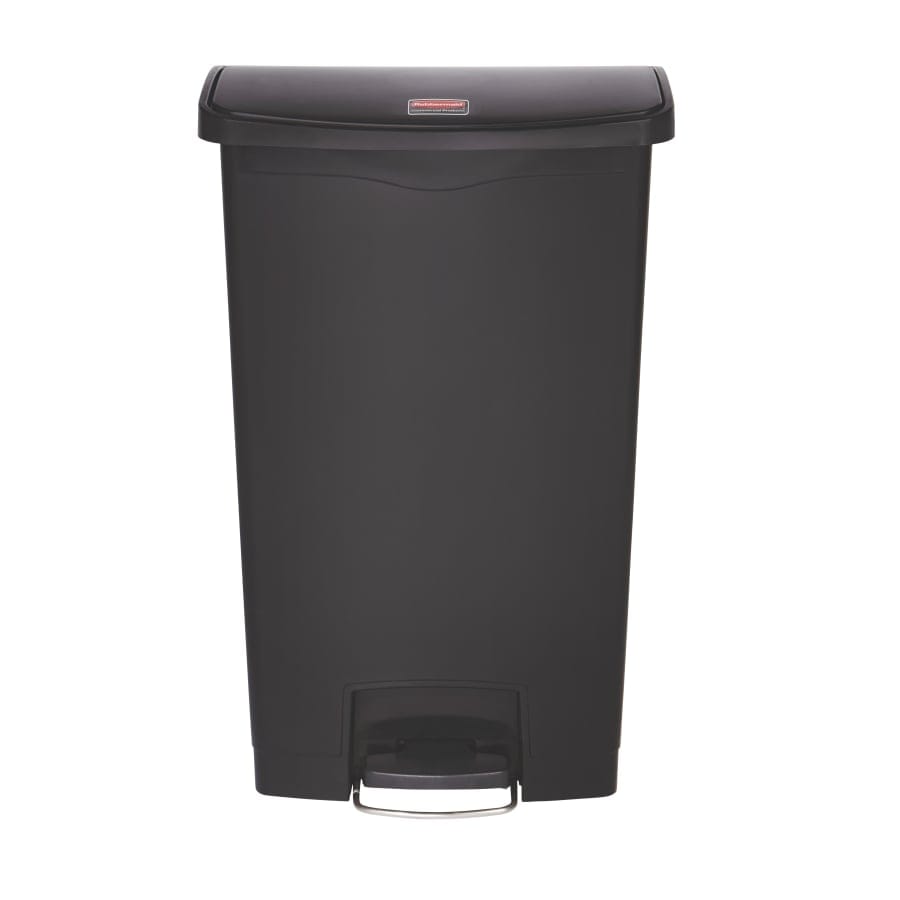 Rubbermaid Tretmülleimer Slim Jim® Step-On, Kunststoff, 68 Liter schwarz