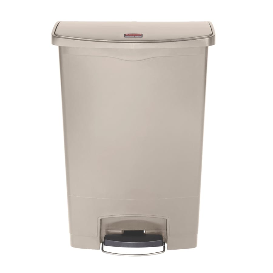 Rubbermaid Tretmülleimer Slim Jim® Step-On, Kunststoff, 90 Liter beige