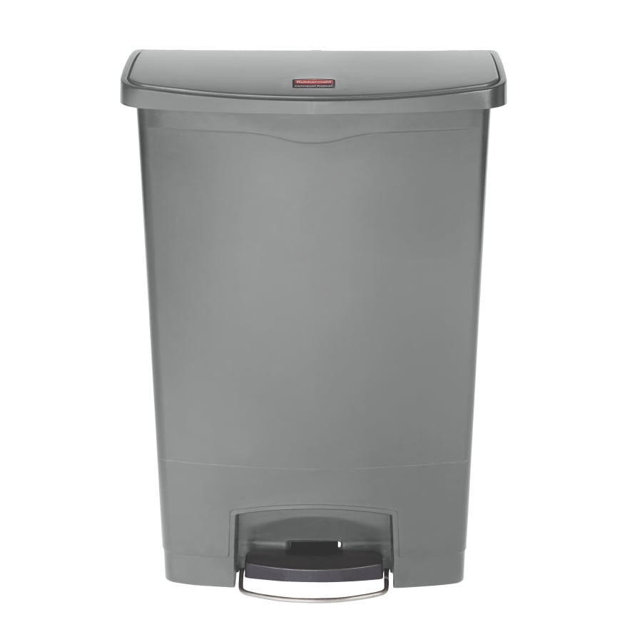 Rubbermaid Tretmülleimer Slim Jim® Step-On, Kunststoff, 90 Liter grau