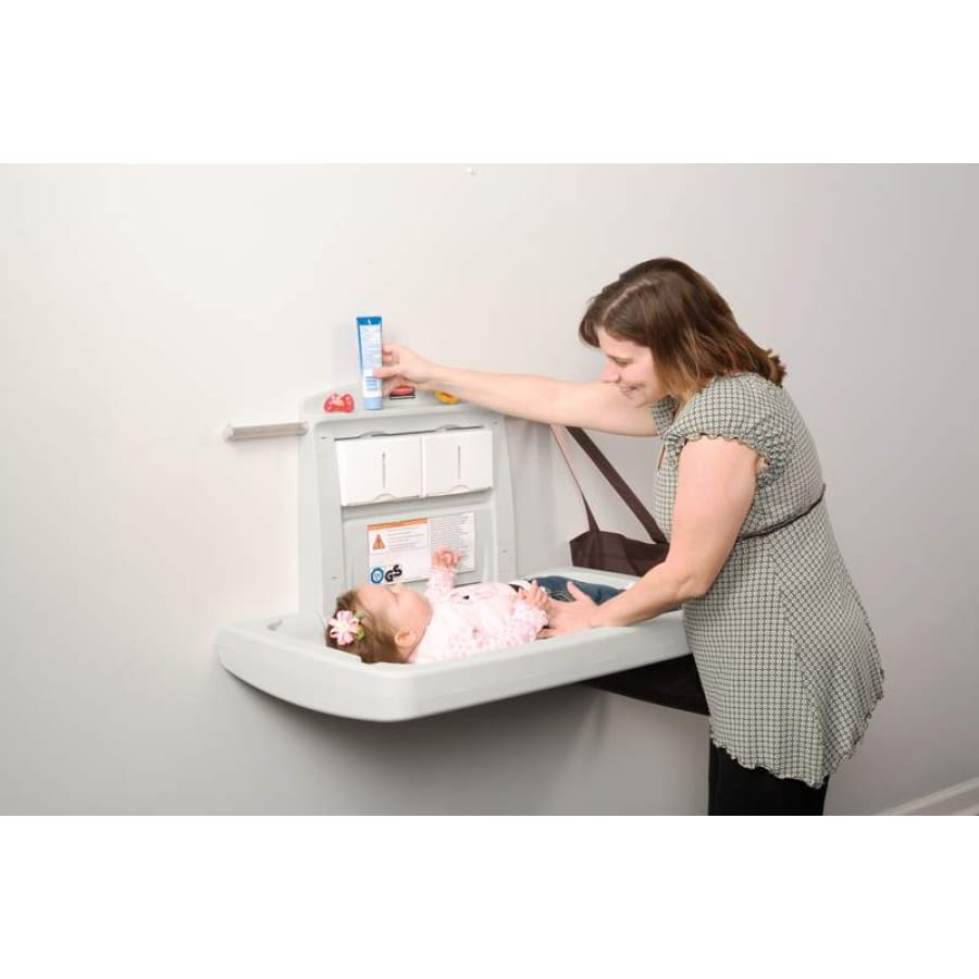 Rubbermaid Wickeltisch zum Aufhängen, grau