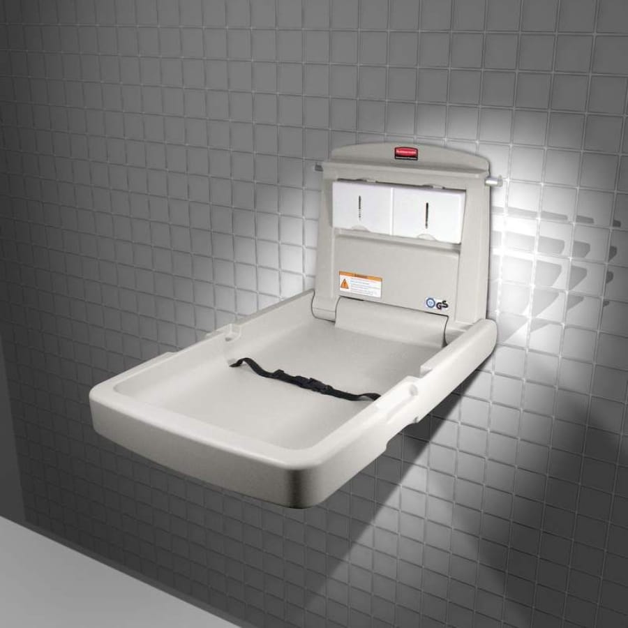Rubbermaid Wickeltisch zum Aufhängen, grau