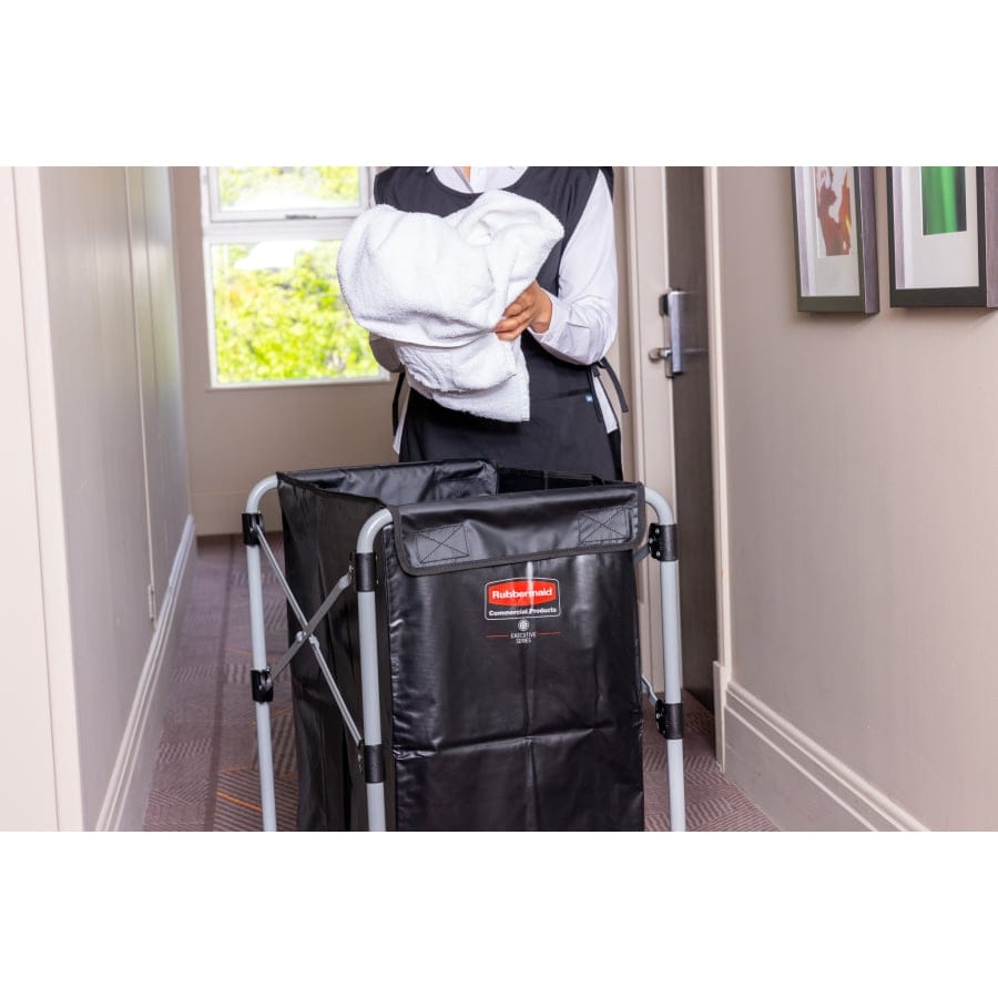 Rubbermaid X-Cart Wäschewagen, zusammenklappbarer Rahmen