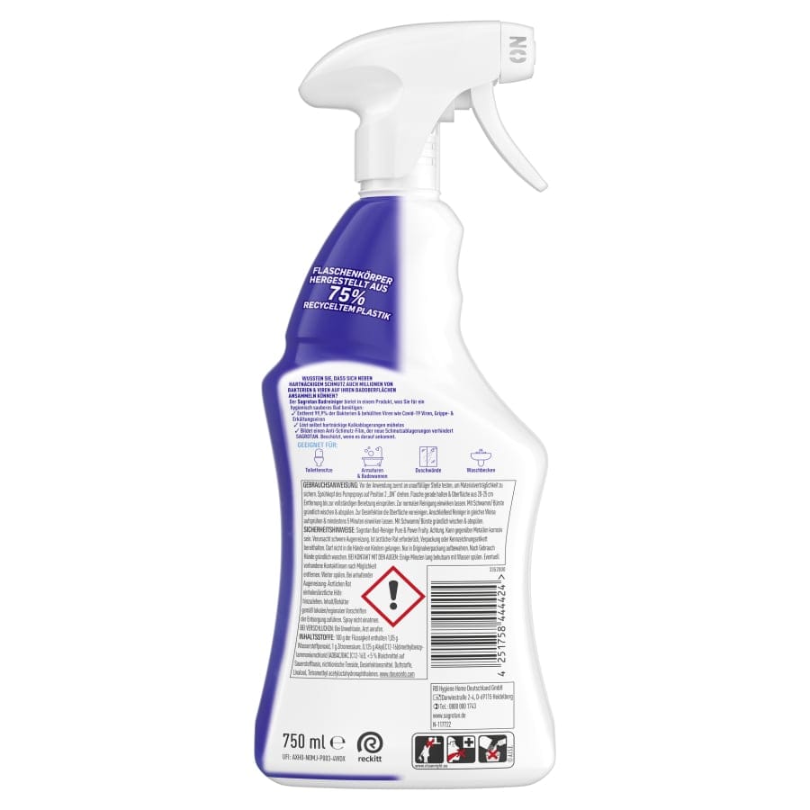 SAGROTAN Ozeanfrische Badreiniger Pumpspray