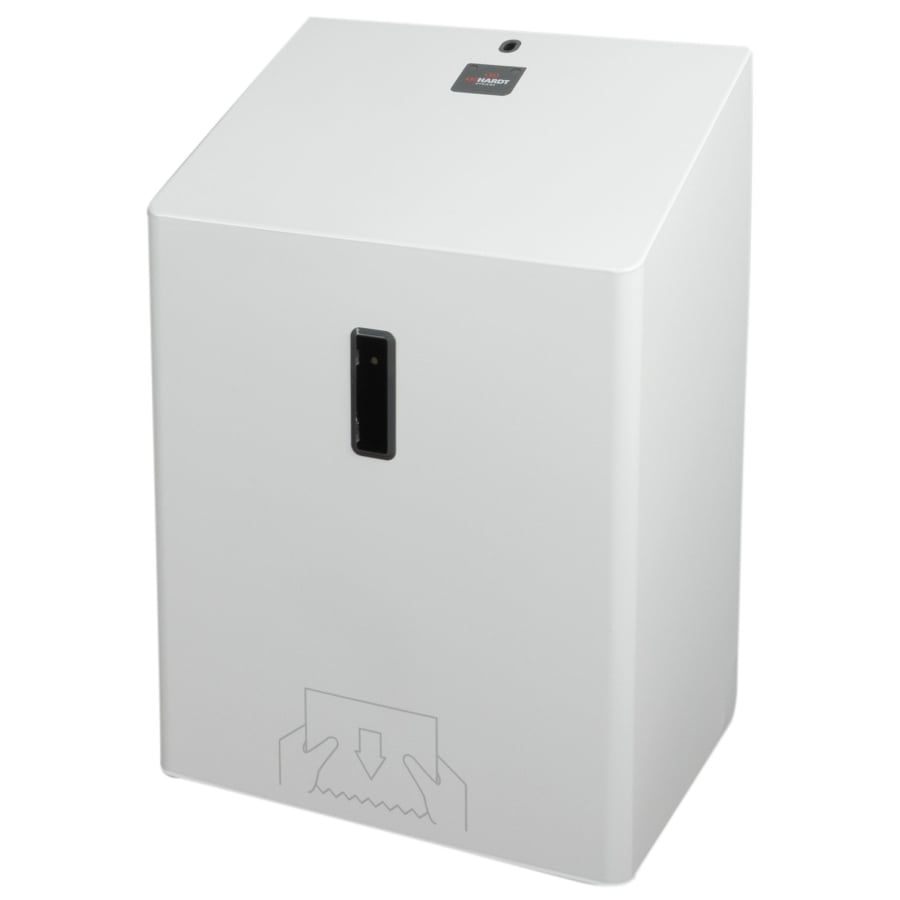 SanTRAL® Plus ACU 1 Handtuchrollenspender Autocut, Edelstahl verkehrsweiß