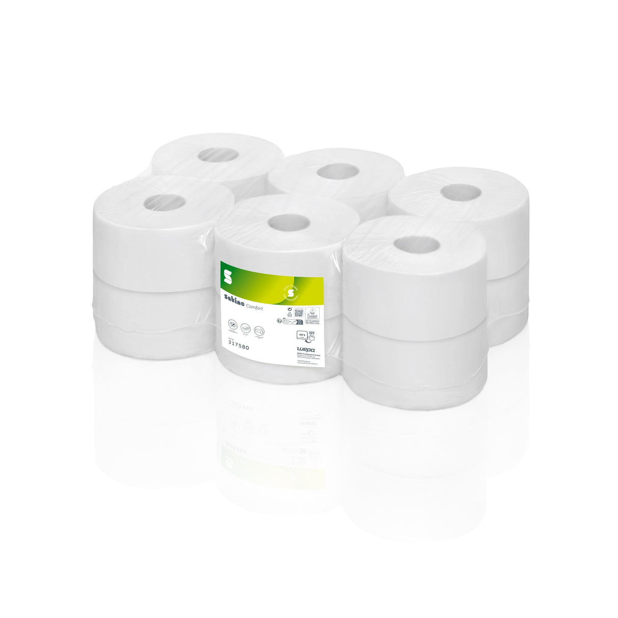 Satino Comfort Toilettenpapier Innenabzug Großrolle