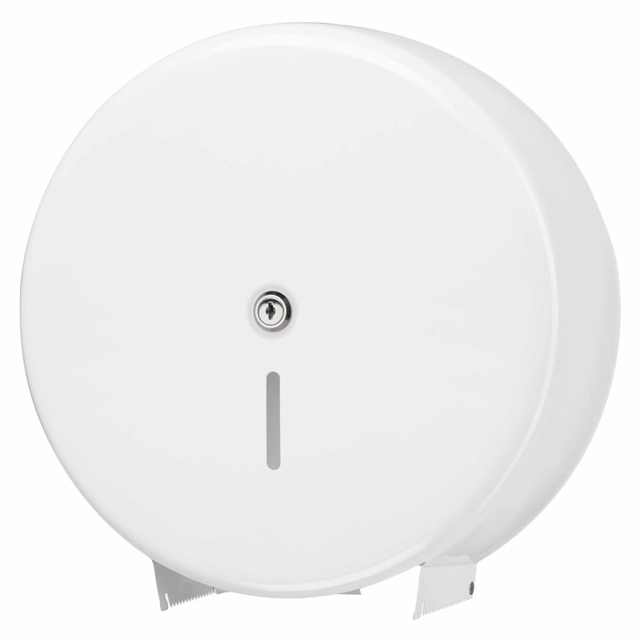 Satino Jumborollen Toilettenpapierspender, weiß