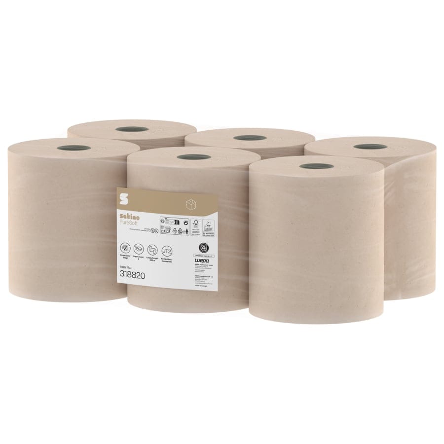Satino PureSoft Jumbo-Toilettenpapier, 2-lagig, JT2
