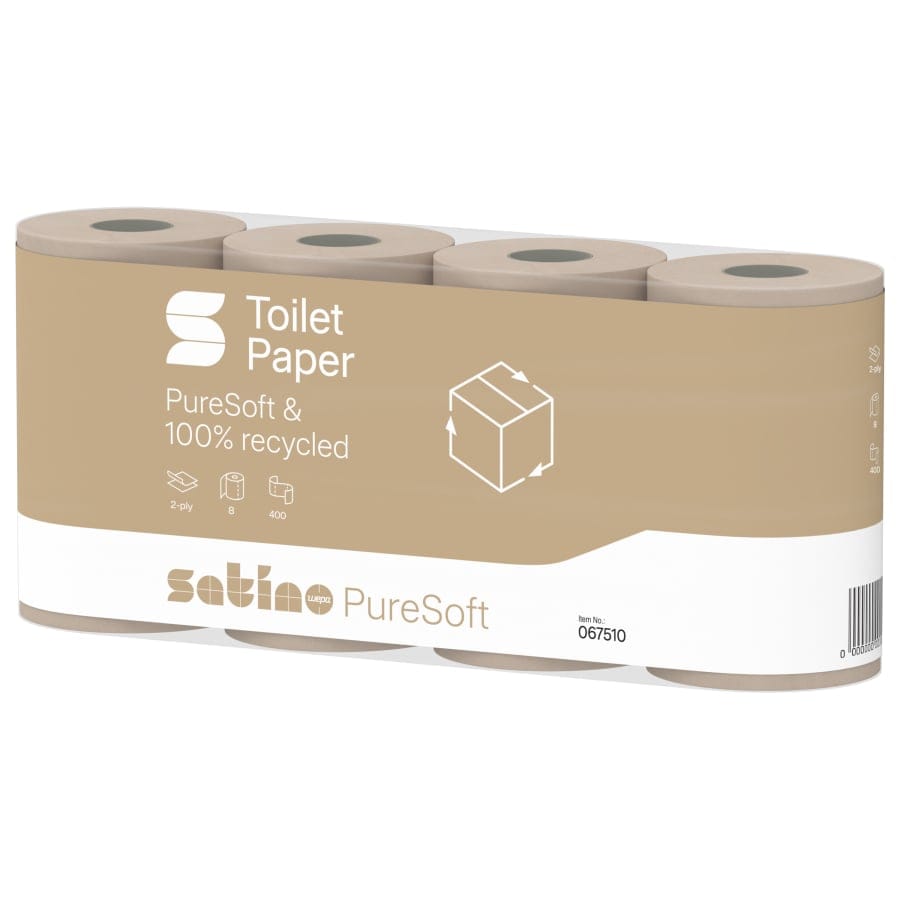 Satino PureSoft Toilettenpapier, 2-lagig, kompatibel mit MT1
