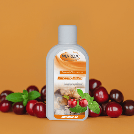 Warda Sauna Aufguss Duft Kirsche-Minze Inhalt: 200 ml Flasche