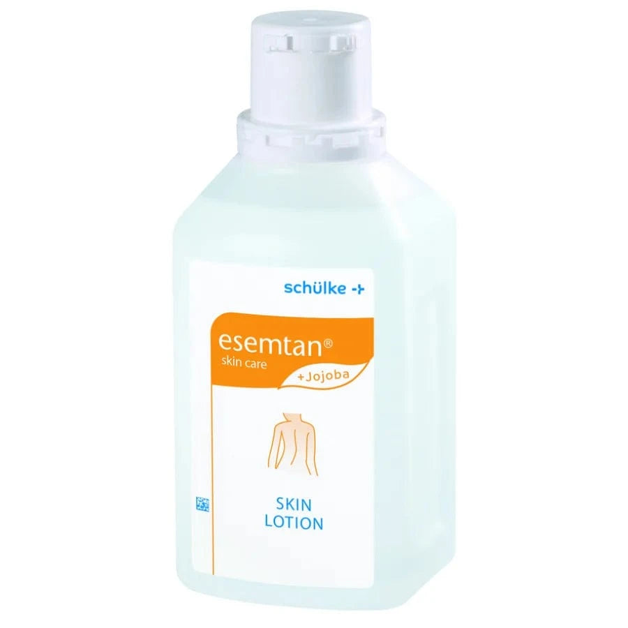 Esemtan Hautlotion von Schülke für empfindliche Haut und sanfte Körperpflege.