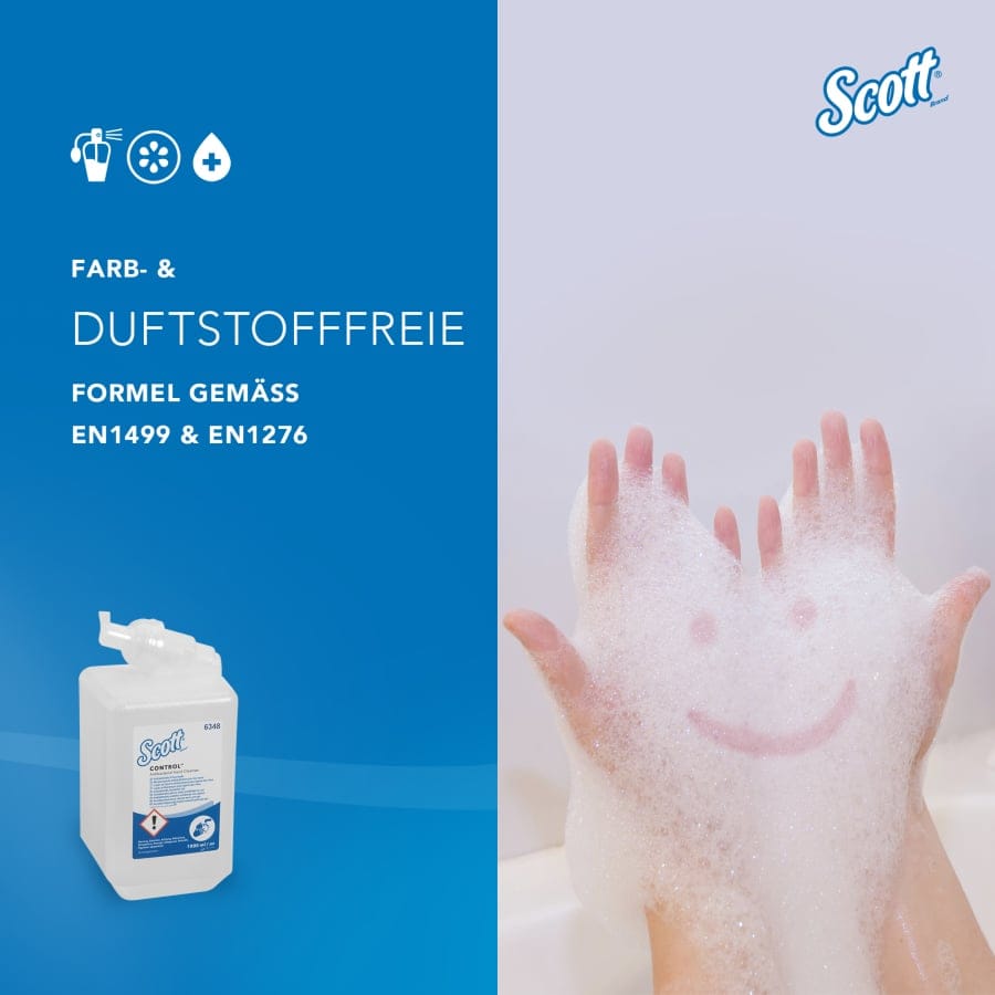 SCOTT® Control™ antibakterielle Schaumseife, unparfümiert