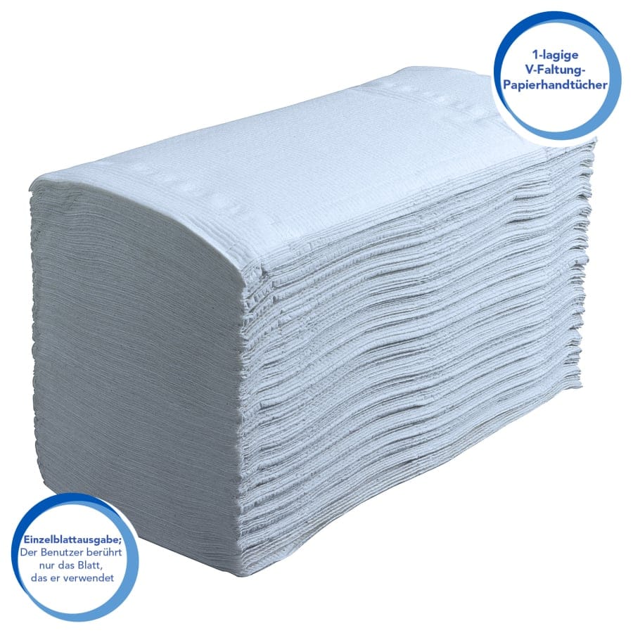 SCOTT® Control™ Blue Handtuchpapier, 1-lagig, 32 x 20 cm