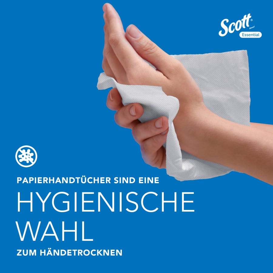 SCOTT® Essential™ Falthandtücher, 1-lagig, 21 x 20 cm