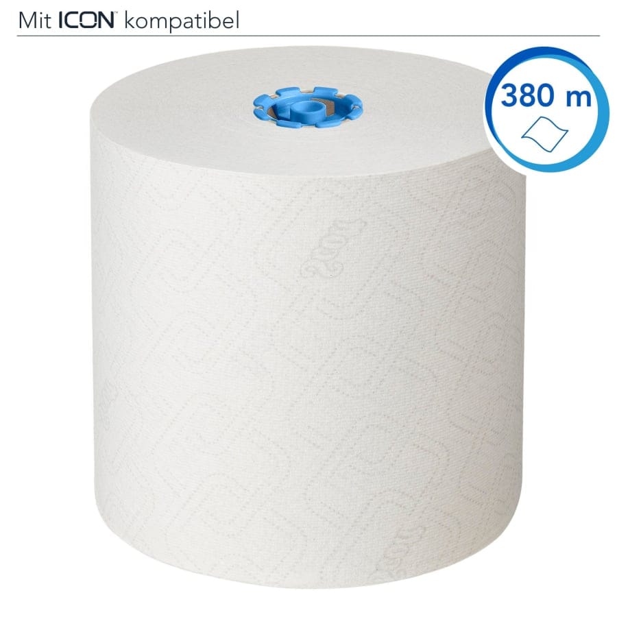 SCOTT® Essential™ Rollenhandtücher, 1-lagig, weiß, Großrolle