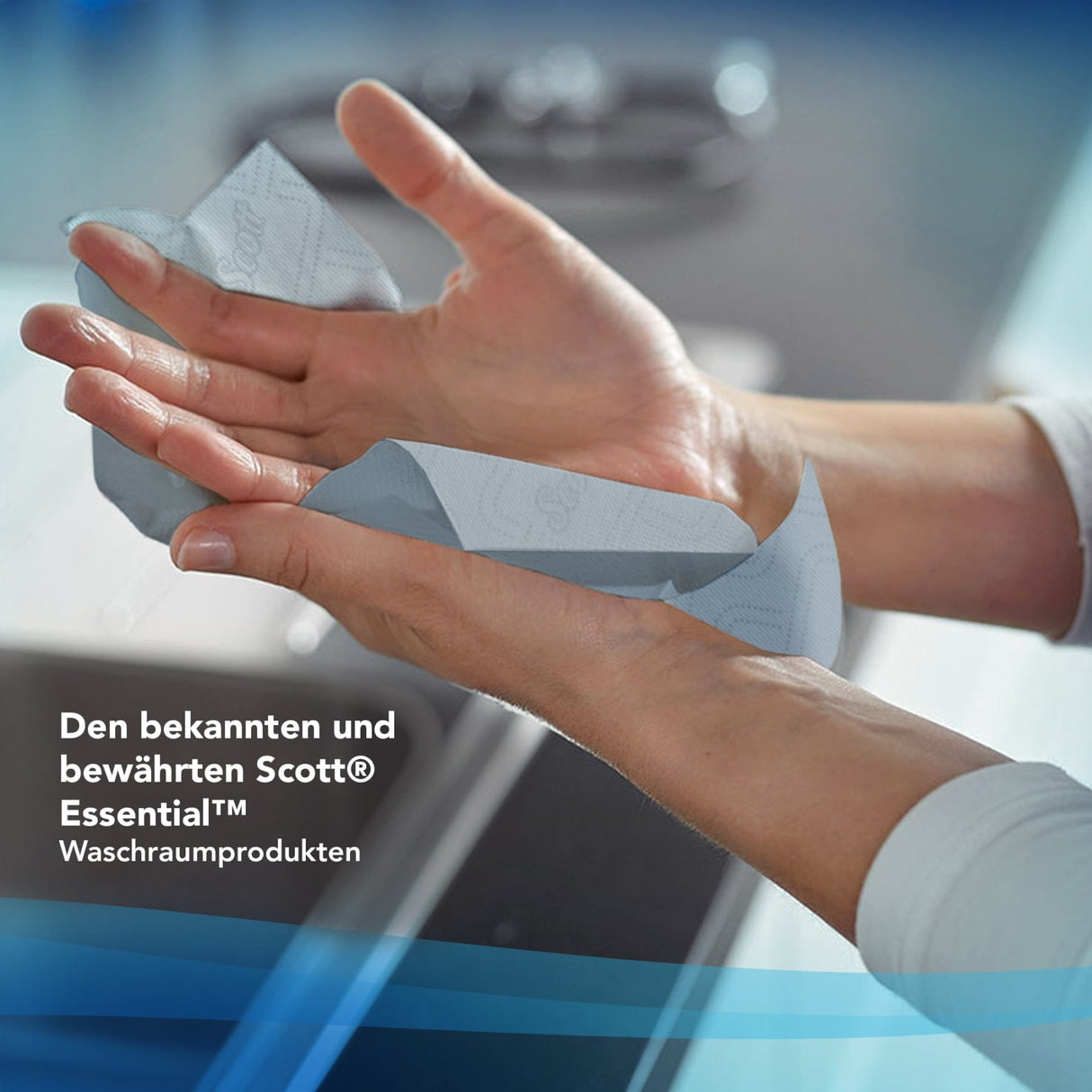 SCOTT® Essential™ Slimroll™ Rollenhandtücher, 19,8 cm x 190 m