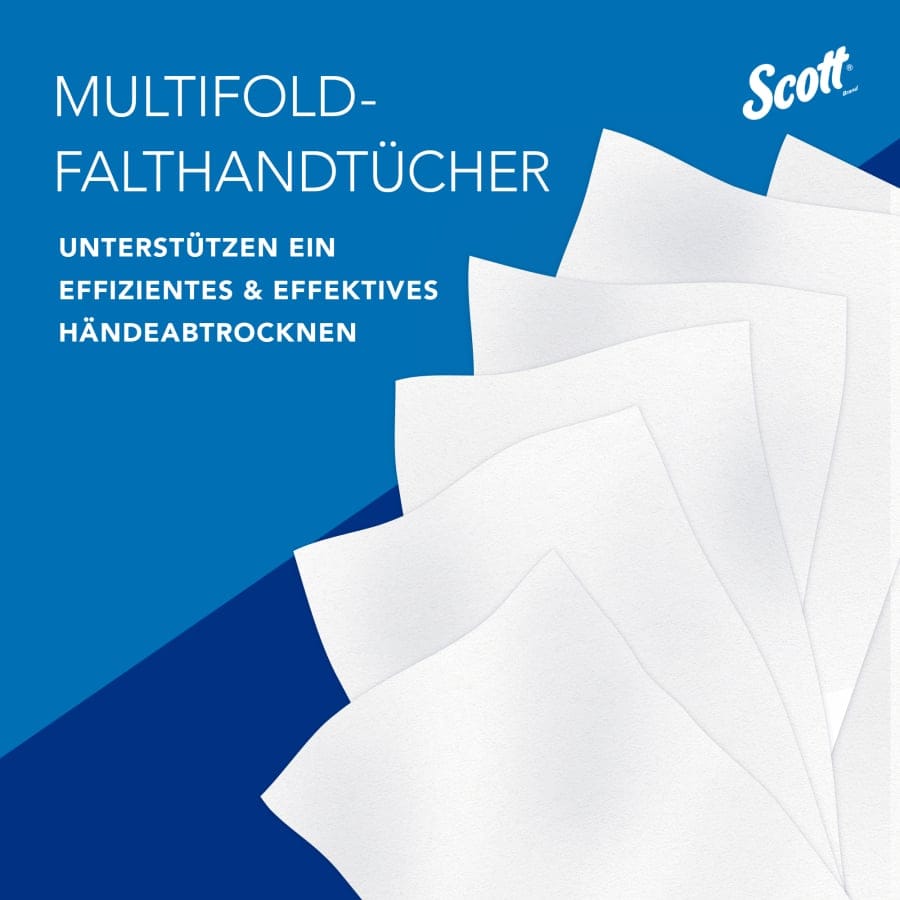 SCOTT® Multifold Handtuchpapier, 1-lagig, 24 x 20,5 cm