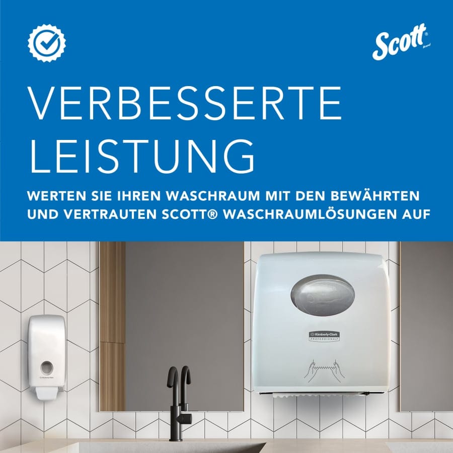 SCOTT® Multifold Papierhandtücher, 1-lagig, Z-Falz, 23,5 x 23 cm