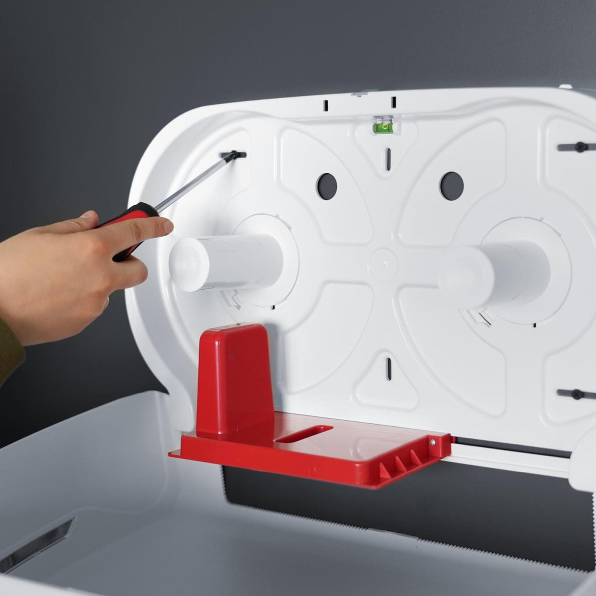 Semy Top Maxi Jumbo Toilettenpapierspender für 2 Rollen bis 24 cm
