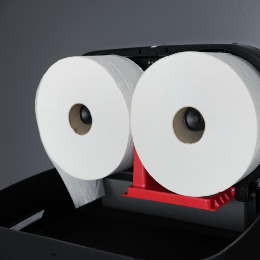 Semy Top Maxi Jumbo Toilettenpapierspender für 2 Rollen bis 24 cm