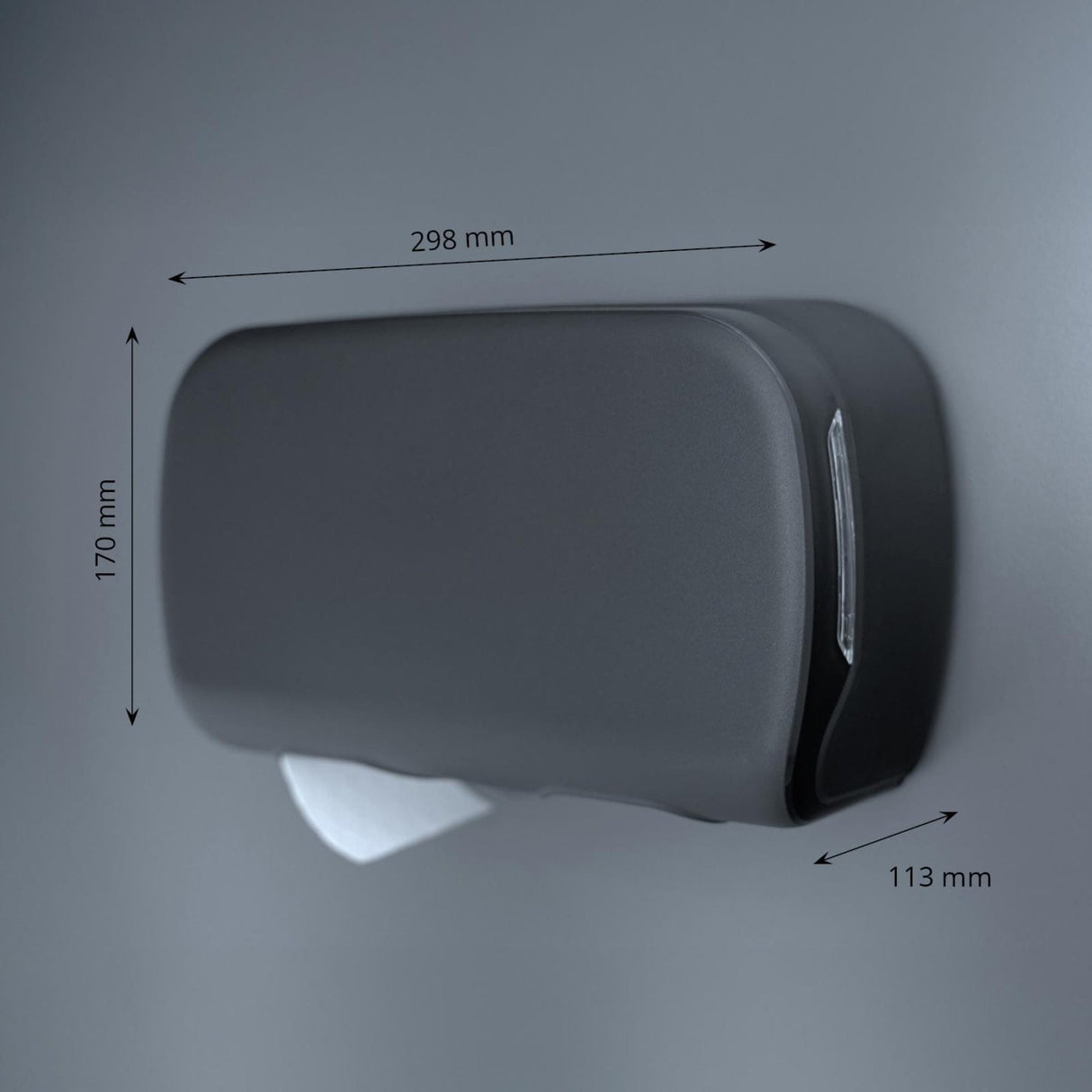 Semy Top Toilettenpapierspender für 2 Rollen, matt