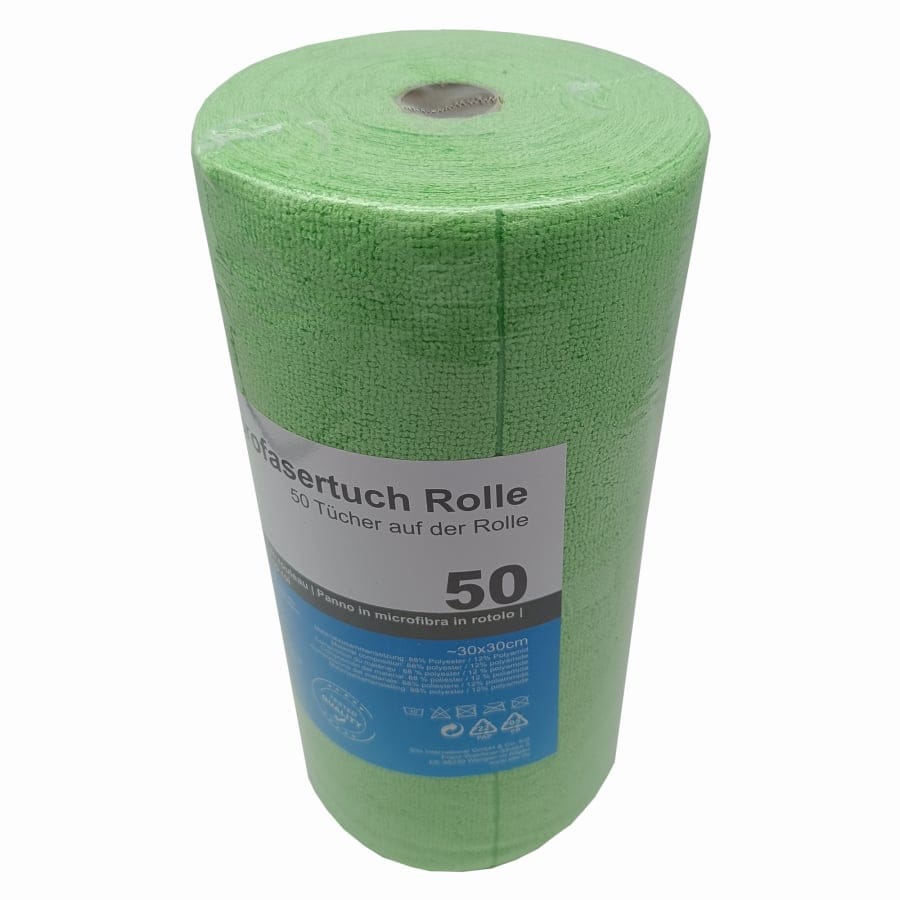 Sito Microfasertuch auf der Rolle, 200 g/m² 1 Rolle = 50 Stück, Farbe: grün