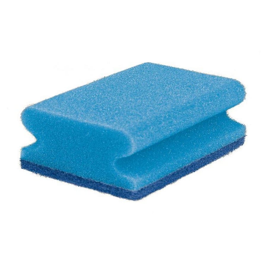 Sito Putzschwamm Vlies, nicht kratzend, 7 x 15 x 4,5 cm 1 Packung = 10 Schwämme, blau/blau