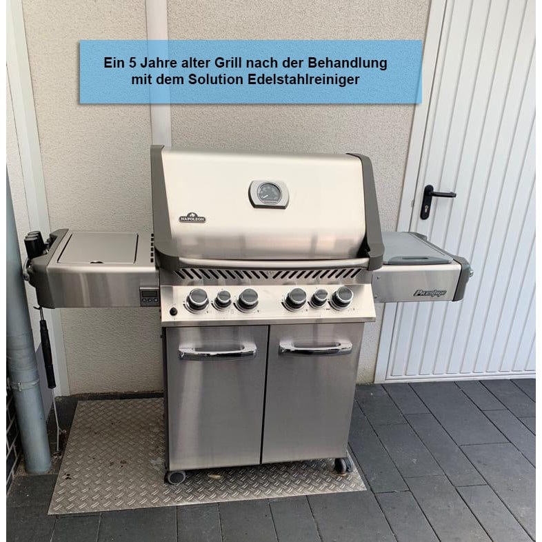 Solution Edelstahlreiniger Inhalt: 1 Liter Flasche