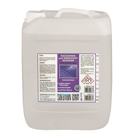 Solution Maschinenreiniger und Werkstattreiniger – kraftvoller Reiniger für Maschinen, Werkzeuge und Werkstattflächen.